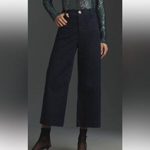 Anthropologie Maeve cropped Colette sparkle pants